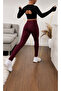 Girl's High Waist Leggings - 3