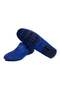 Dark Blue Color Laceless Genuine Leather Men's Shoes - 3