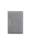 Leather Trifold Card Holder with Magnetic Closure 6 Slots ID Window Photo Window Unisex