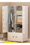 Nordic Modern 8 cube Wardrobes Home Dressing Rooms Assembly Closet for Clothes Minimalist Modern Economical Storage Clothes Wardrobe - 6