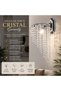 Ander Crystal Wall Lamp 1x E14 Glossy Chrome - 2