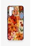 Oppo A91 Compatible Orange Lily Patterned Silicone Case - 2