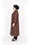 Women's Large Size Crispy Pattern Feramuar Tunic - 4