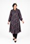 Women's Large Size Crispy Pattern Feramuar Tunic