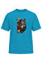 Unisex Turkish Wolf Printed T-Shirt – Special Design T-Shirt with Turkish Motif Featuring a Wolf Pattern with a Crescent and Star