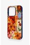 iPhone 15 Pro Compatible Orange Lily Pattern Silicone Case - 4