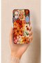 Omix X5 Compatible Orange Lily Patterned Silicone Case