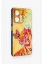 Redmi Note 12 Pro 5g Compatible Tiger of the Sun Patterned Silicone Case - 3