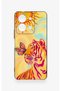 Vivo Y36 Compatible Tiger of the Sun Patterned Silicone Case - 2