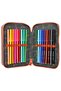 Dino World "Roar" 3-Compartment Pencil Case Full of Pencils - 4