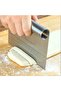 Stainless Luxury Steel Dough Cutting Tool Steel Cutter Scraper Pastry and Cake Shaping Spatula - 3