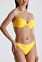 Women's Underwire Empty Cup Yellow Bikini Set C9T6N12 - 3