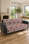 Multi-Purpose Modern Bohemian Velvet Sofa Cover,Sofa Bed Cover Picnic Cover Tablecloth Non-Slip Sponge-Backed - 2