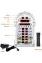 Digital Azan Prayer Clock with LED Display, Qibla, Hijri & Gregorian Calendar - 4