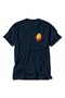 Mango Illustration Print T-Shirt - Navy Blue - 5