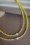 Summer Collection Evil Eye Colored Beaded Handmade Special Design Women's Necklace - 4