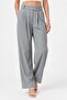 Striped Cross-Waisted Casual Trousers - 2