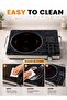 2200W Infrared Electric Cooktop with Touch Sensor Control 11 Power Levels 4 Cooking Functions 4-Hour Timer Crystal Glass Plate SIS-016N1 Grey 1 - 7