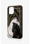iPhone 12-12Pro Compatible Noble Lover Horses Patterned Silicone Case - 4