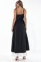 Msn Color Block Square Neck Long Dress - 3