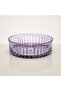 Crystal Cut Decor Sandra Presentation Bowl - Glass Bowl 25cm - 3