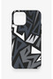 iPhone 12-12Pro Compatible Geometric Block Pattern Silicone Case