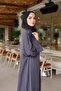 Dubai Silk Hand Embroidered Abaya Rose