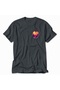 Surrealist Peach Print T-Shirt - Smoked - 5