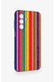 Samsung A17 Compatible Colorful Patterned Silicone Case - 2