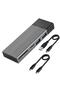 6085 USB Type C M.2 Ssd Pcie Box 5in1 Hub Nvme Sata Ngff Sd Card Reader Hard Disk Reading - 8