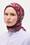Aria Kraş Scarf - Burgundy - 4