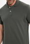 Men's Slim Fit Premium Series 100% Cotton Soft Textured Mercerized Green Polo Collar T-Shirt - 6