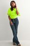 Women's Waist-Fitted Wide-Sleeve Natural Viscose Blouse - Soft Textured Stylish Summer Wear 4710 - 3