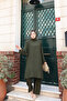 Giy-Çık Comfortable Oversize Bat Sleeve Elif Suit-Khaki - 3