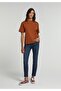 Regular Fit Round Neck Plain Women's Orange Short Sleeve T-Shirt - 3
