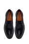 Men's Black Leather Casual Loafer Wm750041Dv - 4