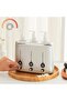 MASTER Three Bottle Massage Oil Warmer Lotion Portable Warmer Dispenser, 15minute Fast Heating, Real Time Temperature Display, Applicable to Salon, SPA, Family - 2