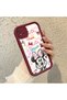 Realme C11 2021 Compatible Case Camera Protector Minnie Pattern Burgundy Lover Couple Silicone Phone Case - 2