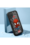Realme C25S Compatible Black Spiderman Case Camera Protective Couple Case Silicone Phone Case - 2