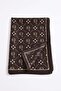 Dama K Patterned Aqua Soft Shawl 4076 - Brown - 4