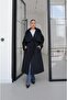 Navy Blue Premio Lined Trench Coat