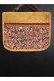 Anatolian-Inspired Bohemian Bag - Tan Suede and Authentic Weaving - 7