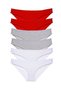 Glb-Stl41414 6 Pieces Super Eco Set Lycra Women's Slip Panties 548