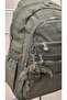 School Bag Crinkle Fabric Multi-Compartment with Accessories - 2
