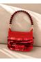 Sequin Mini Handbag Red - 4