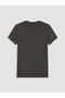 Khaki Super Slim Fit Stretch Fabric T-Shirt / 01 - 6