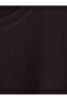 Vizyon New Season Brown Crew Neck Men's T-Shirt - 7