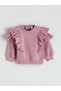 Two Mt Shop Quality Lcw Baby Pink Baby Girl Sweatshirt and Leggings 2-Piece Set - 2