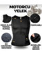 Motorcycle Thermal Heat Insulated Biker Protection Vest Biker Wind Cold Liquid Proof Vest - 2