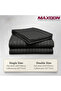 ® Flat Bed Sheet Set – 1 Flat Sheet with 2 Pillow cases – (For All Mattress Sizes) – Perfect for Home & Hotel Use - 3